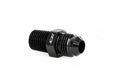 HPS Performance Straight AN Flare to NPT / Metric Adapter, Aluminum, Black