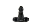 HPS Performance AN Male to Male Bulkhead Adapter, Aluminum, Black