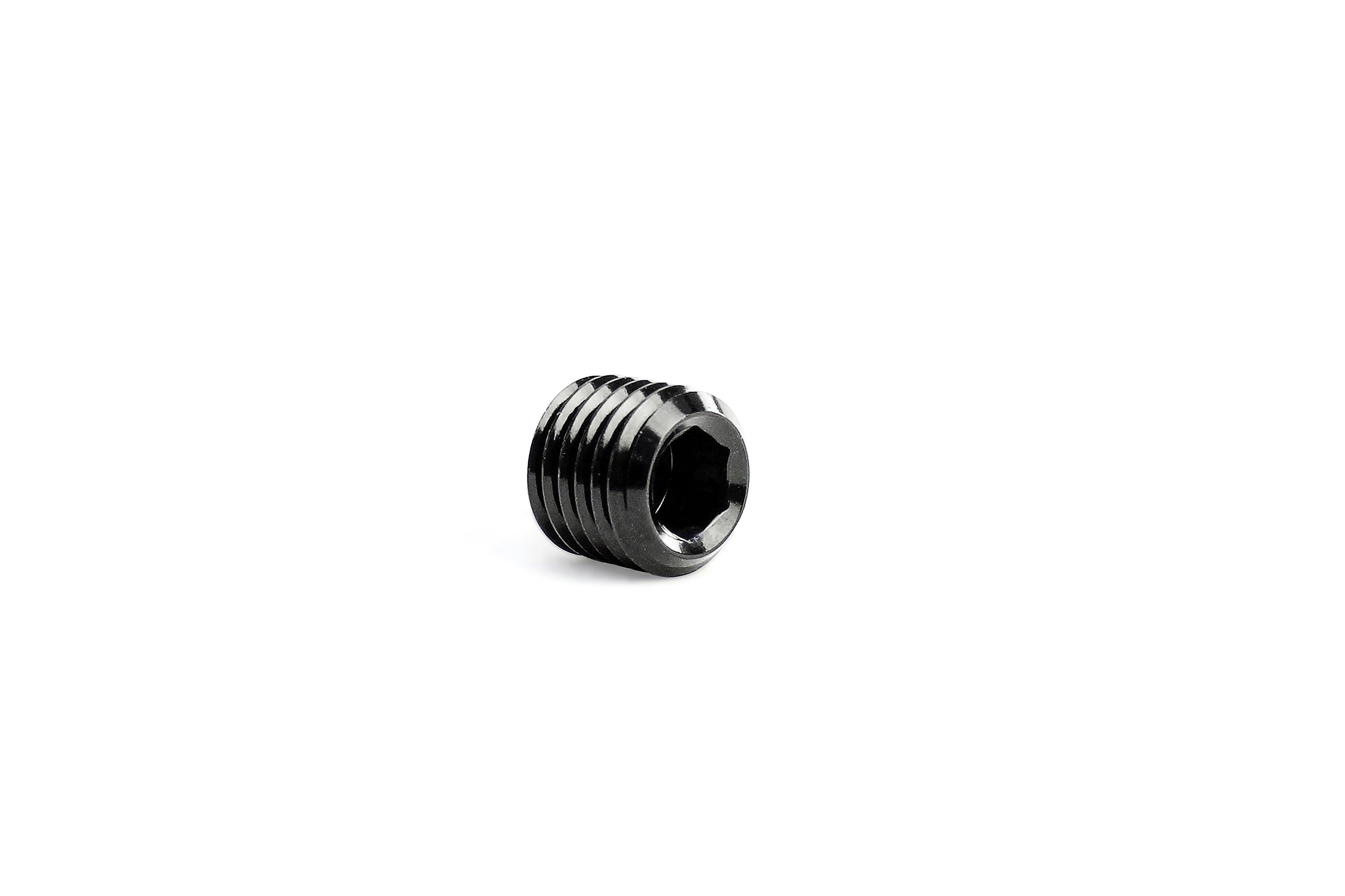 HPS Performance AN Fittings 1/16 1/8 1/4 3/8 1/2 NPT Allen Plug Aluminum Black