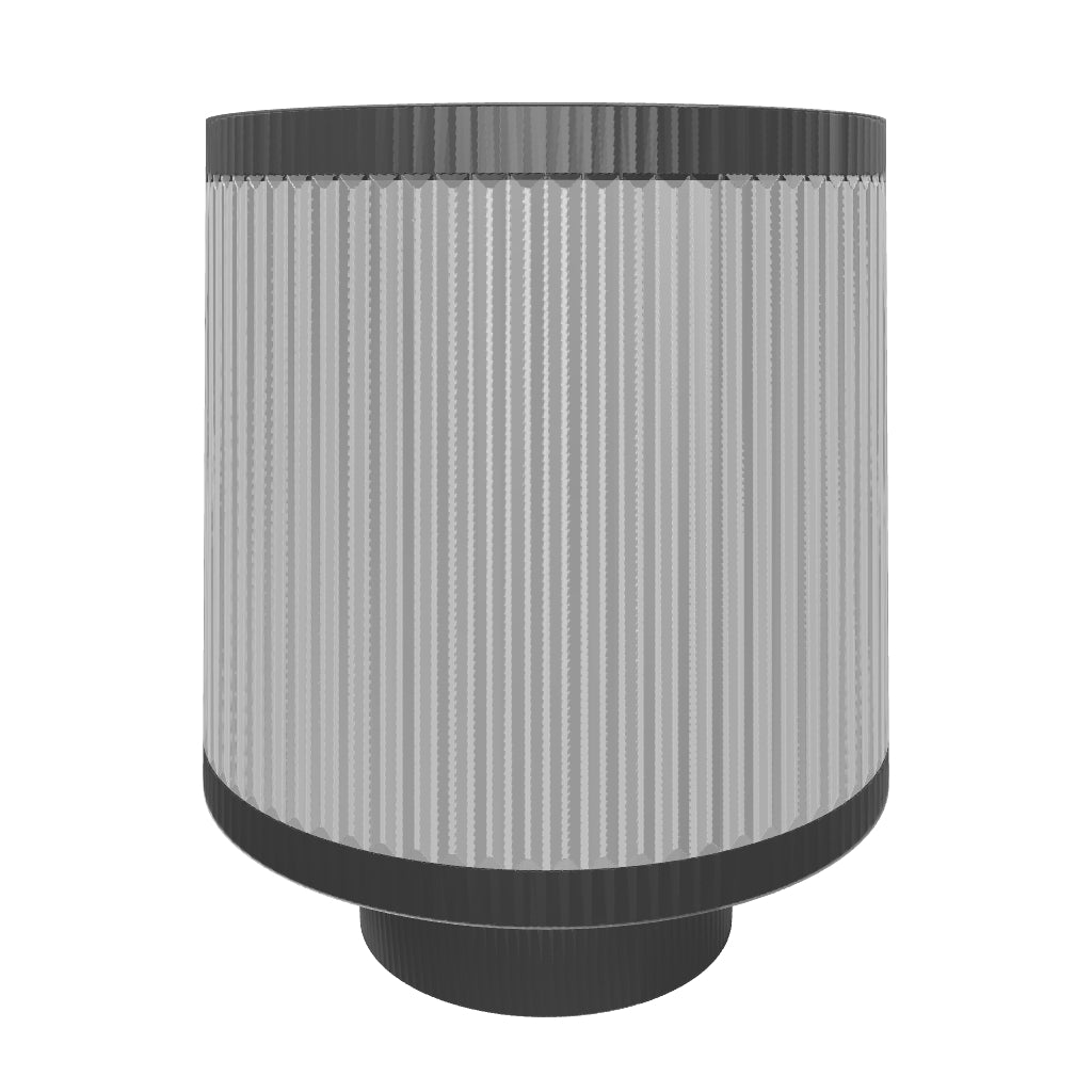 HPS Performance 2.75" Air Filter, 7.75" Length, 6" Base, 5" Top, HPS-4275