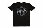 hps performance logo black tee shirt logo round seal serving the industry since 2007 unisex