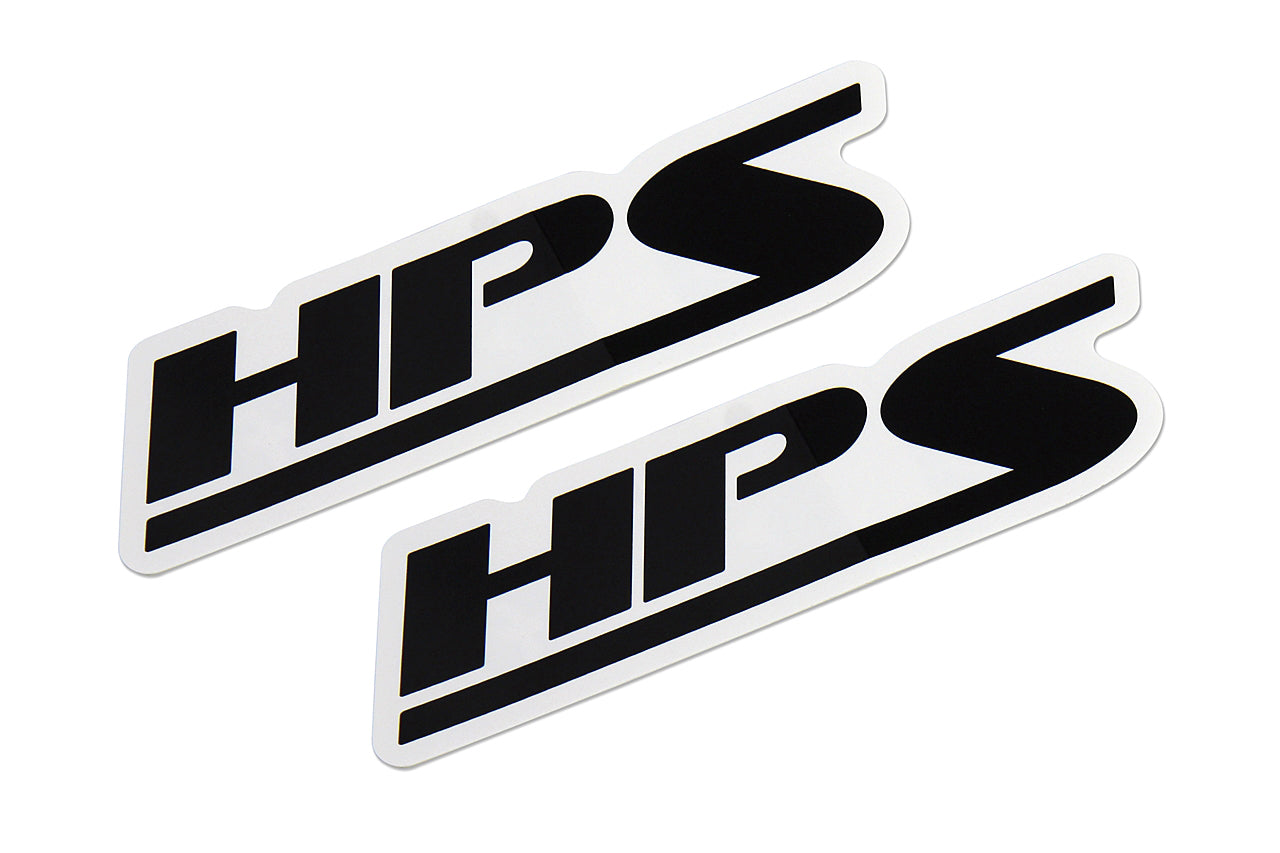 HPS Performance 5" Print on Clear Vinyl Stickers 2pcs