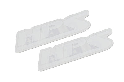 HPS Performance 5" Print on Clear Vinyl Stickers 2pcs