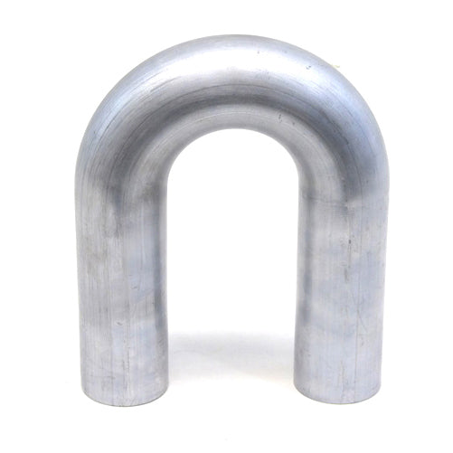 HPS 1-3/8 inch OD 180 Degree U Bend 6061 Aluminum Elbow Pipe Tubing 16 Gauge 2.5 inch center line radius