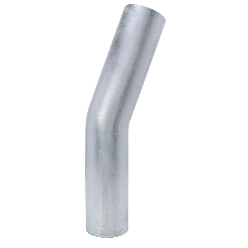 HPS 3.25 inch OD 20 Degree Bend 6061 Aluminum Elbow Pipe Tubing 16 Gauge 3 1/2 inch center line radius