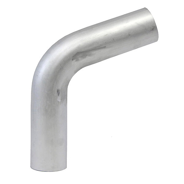HPS 2.5 inch OD 70 Degree Bend 6061 Aluminum Elbow Pipe Tubing 16 Gauge 4 inch center line radius