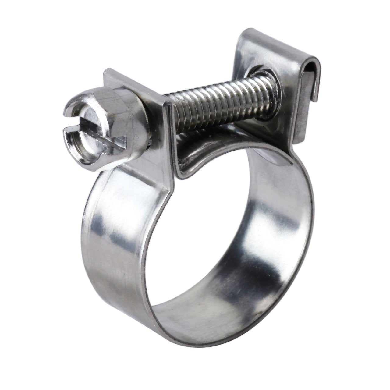 HPS Size # 16 Stainless Steel 3/8 Fuel Injection Hose Clamp, Range: 35/64  - 5/8 (14mm - 16mm)