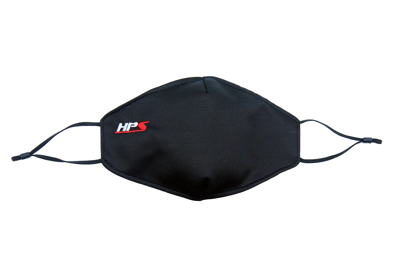 HPS Performance Washable Face Mask Black - 2 Pieces Pack