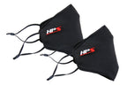 HPS Performance Washable Face Mask Black - 2 Pieces Pack