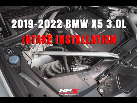 HPS Performance Air Intake Kit 2019-2023 BMW X5 3.0L Turbo B58 G05, Includes Heat Shield, 827-702