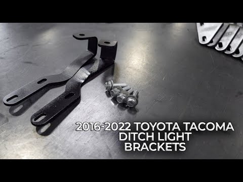 HPS DTC-101 Ditch Light Bracket 2016-2022 Toyota Tacoma product video