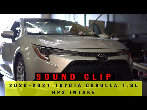 HPS Performance Air Intake Kit Toyota 2020-2022 Corolla 1.8L Gas, Includes Heat Shield, 827-708