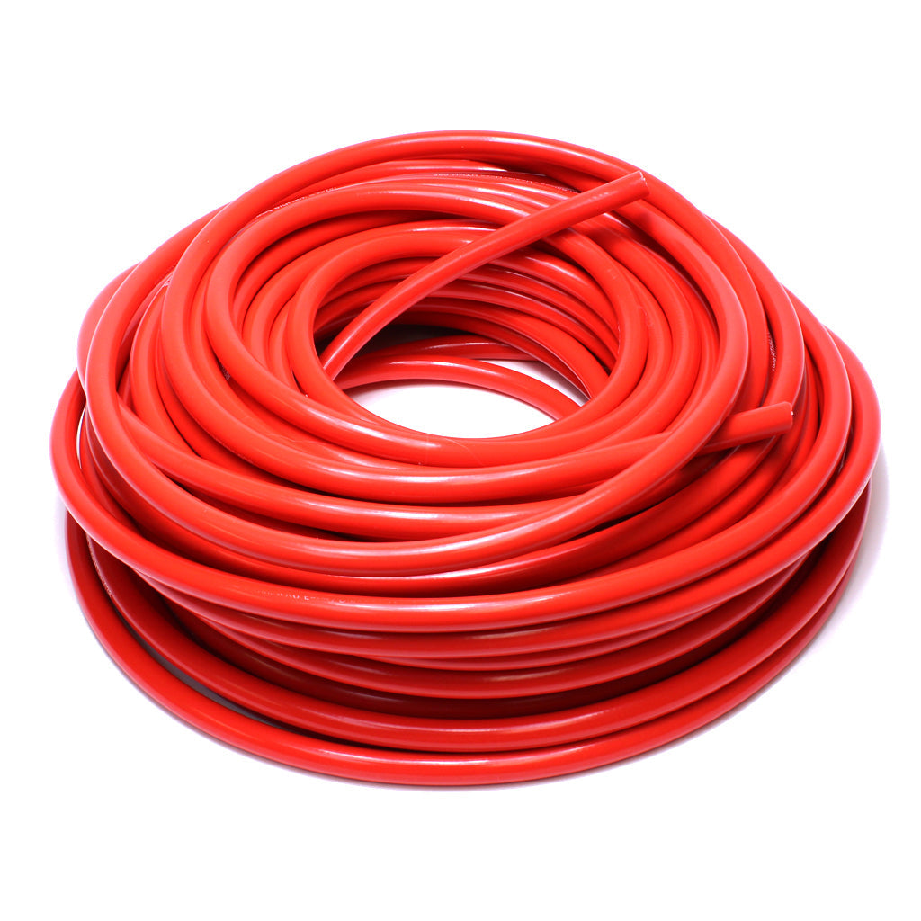 HPS 1/4 inch Red Silicone Heater Hose Tubing Coolant Overflow Air Tube High Temp Reinforced 6mm HTHH-025-RED