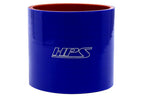 HPS 3 inch High Temp 4-ply Reinforced Blue Silicone Straight Coupler Hose Connector 76mm