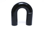 HPS High Temp 4-ply Reinforced 180 Degree U Bend Elbow Coupler Turbo CAC Intercooler Hose Black