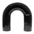 HPS 3 inch Black Silicone 180 Degree U Bend Elbow Coupler Hose High Temp 4-ply Reinforced 76mm HTSEC180-300-BLK