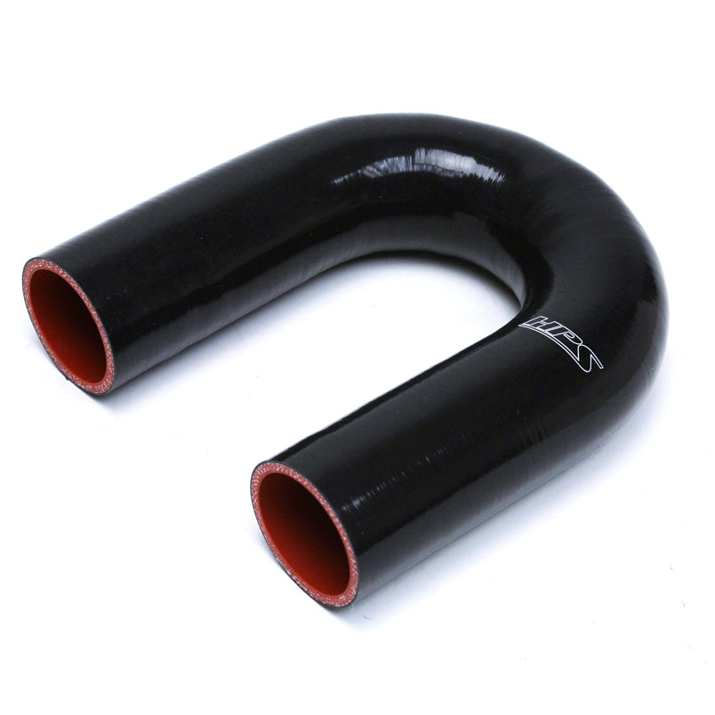 HPS 2.5 inch Black Silicone 180 Degree U Bend Elbow Coupler Hose High Temp Heater Radiator Coolant 63mm
