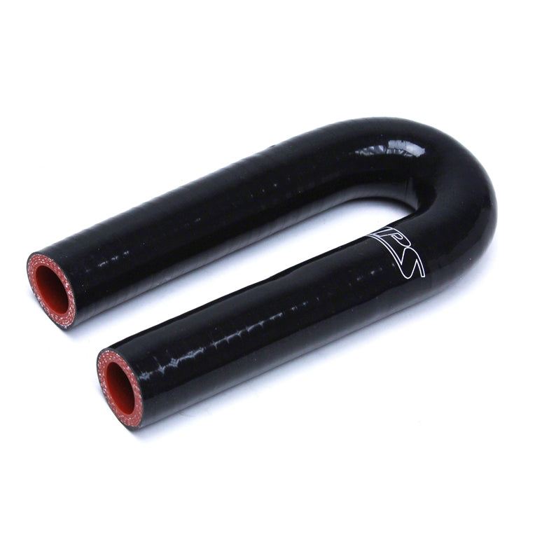 HPS 1-1/8 inch Black Silicone 180 Degree U Bend Elbow Coupler Hose High Temp Heater Radiator Coolant 28mm