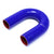 HPS 2-3/8 inch Blue Silicone 180 Degree U Bend Elbow Coupler Hose High Temp Air Intake Turbo Intercooler 60mm