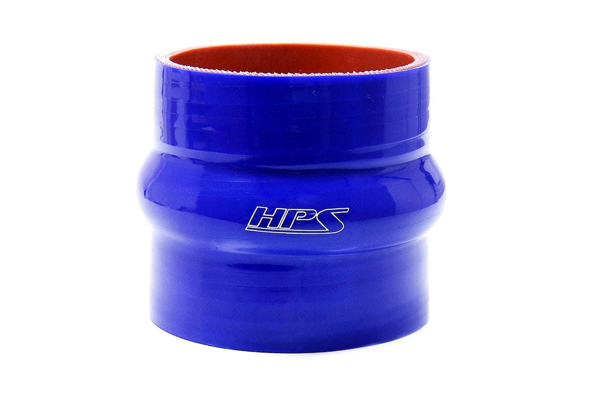 HPS High Temp Reinforced Silicone Single Hump Coupler Hose, Max. Temperature 350F, Blue