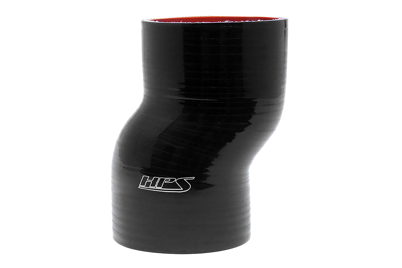 HPS HTSR 275 400 L4 BLK Silicone Reducer Coupler Hose Black Length 4in