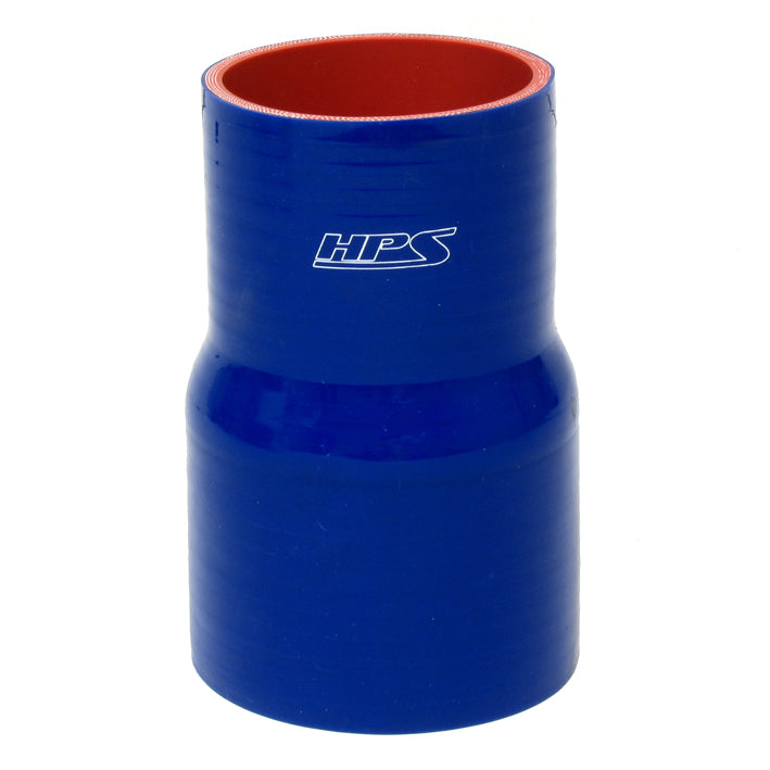 HPS 3.25" 3.5" Silicone Reducer Transition Coupling Hose High Temp Reinforced 83mm 89mm Blue