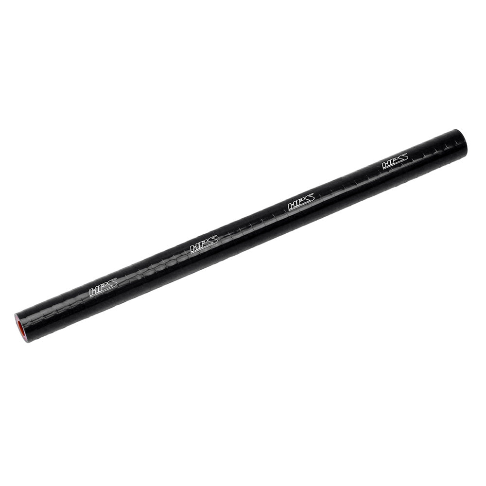 HPS 1 inch High Temp 4-ply Reinforced Black Silicone Straight Coupler Coolant Tube Hose 25mm Great for radiator heater