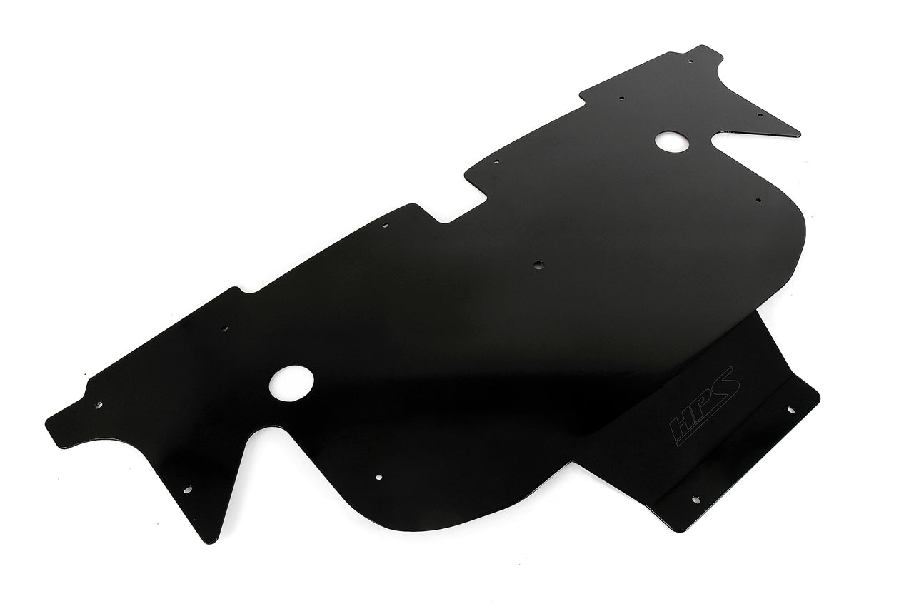 HPS Black Aluminum Skid Plate Undertray Protection Shield Tesla 2017-2023 Model 3