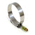 HPS Stainless Steel Embossed Hose Clamps SAE #10 - 3/4" To 1-1/8" Range, Pack Of 10, 3/8" Band